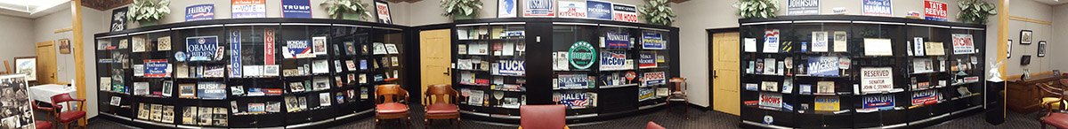 Panoramic view of the exhibit.