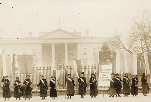 National Women's Party Picketing White House