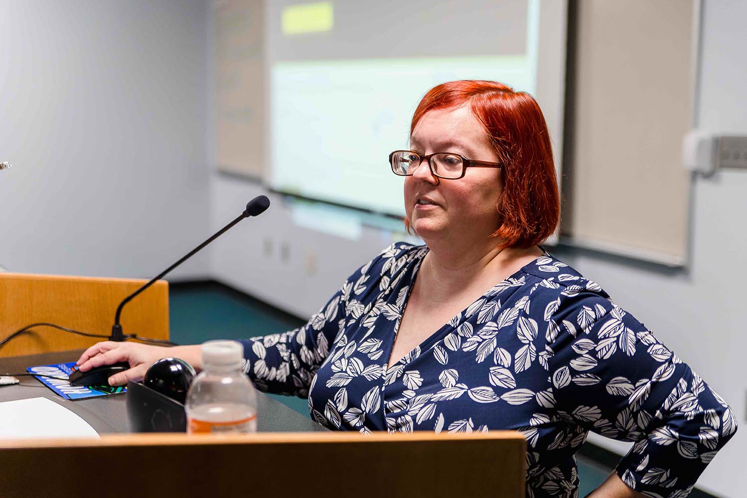 DeeDee Baldwin giving presentation