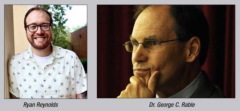 Dr. George C. Rable and Ryan Reynolds