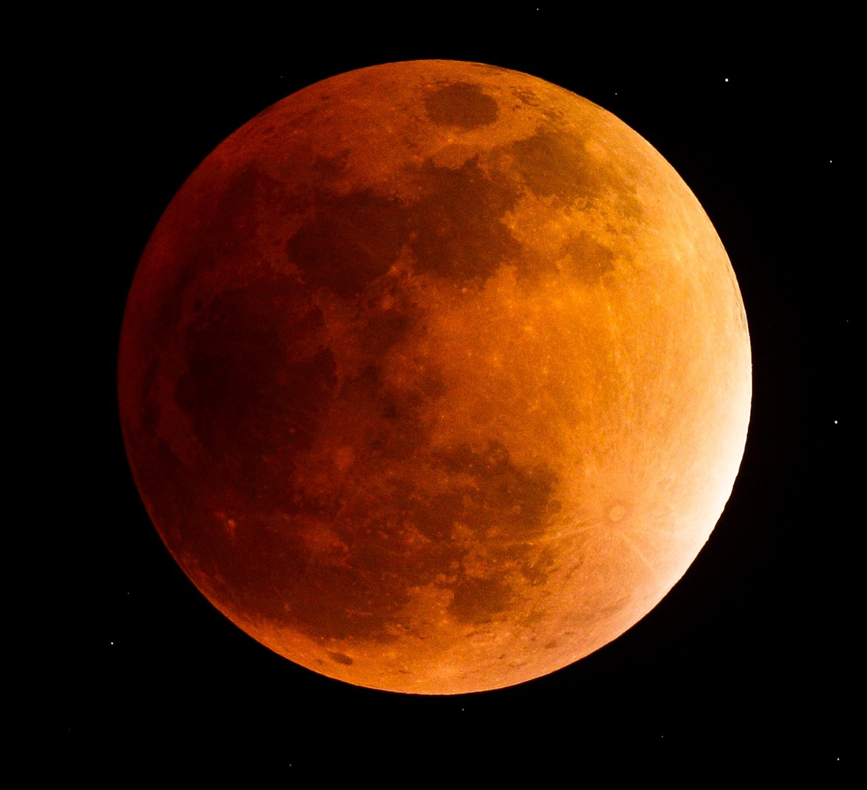 Photo of a blood moon