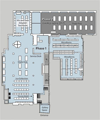 Map of the ERC relocation