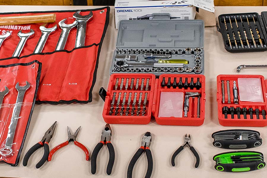 Standard tools available