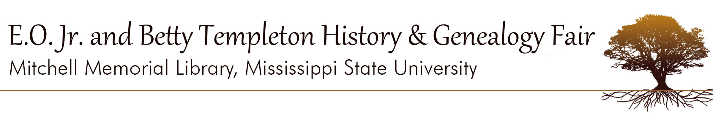 Logo for E. O. Templeton, Jr. History & Genealogy Fair